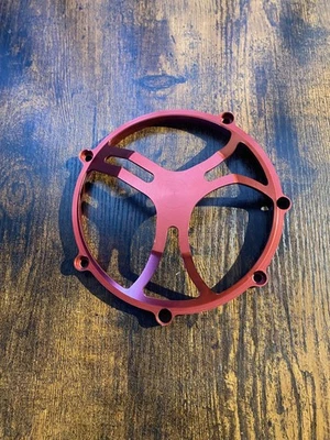 Cubierta de embrague Ducati 748 916 996 998 999 Monster ST SS - aleación anodizada roja Foto 1 de 4