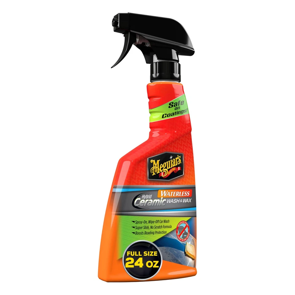 Meguiar's Hybrid cerâmica lavagem e cera sem água 24 fl oz spray fácil de limpar - Imagem 1 de 4