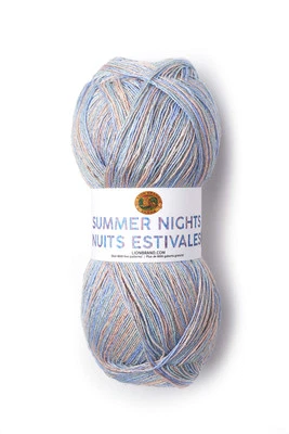 Брендовая пряжа Lion Summer Nights бонусный комплект пряжа Blue Lagoon (1 моток/мяч) - Изображение 1 из 4