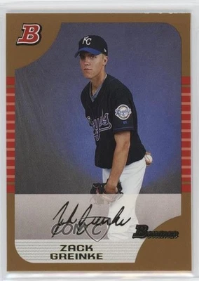 2005 Bowman Gold Zack Greinke #97 - Image 1 of 2