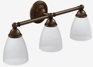 Moen YB2263BN Brantford 3-Light Dual-Mount Vanity Fixture Oil Rubbed Bronze - Picture 1 of 1