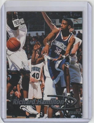 Richard Hamilton 1999 Press Pass Rookie RC #7 Wizards Pistons Bulls - Image 1 of 2