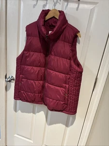 Old Navy Puffer Weste Damen Gr. XL Burgund  - Bild 1 von 10