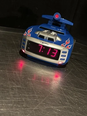 Hot Wheels Reloj Despertador Motor Sonidos Ronquidos Slammer Radio AM/FM PROBADO 2008 Foto 1 de 4