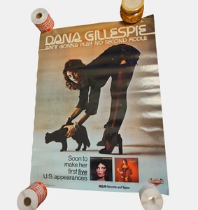 Dana Gillespie Ain’t Gonna Play No Second Fiddle 22x29 VTG 1974 RCA Promo Poster - Picture 1 of 5