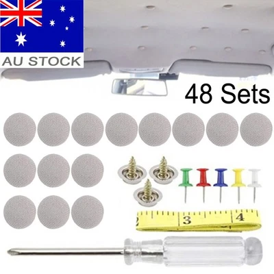 For Nissan 48x Grey Car Roof Collapse Repair Tool Ceiling Fixing Nail+Cover Kit - image 1 of 4