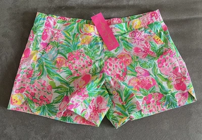 Nuevo con etiquetas Lilly Pulitzer Ocean View Short Resort blanco pera necesidades-talla XL Foto 1 de 2