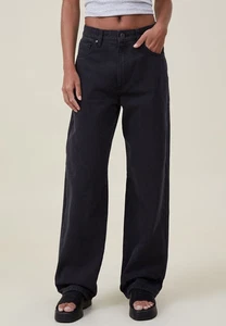 Cotton on Womens size 12 Loose straight Jean Graphite Black Denim NWT - Photo 1/18