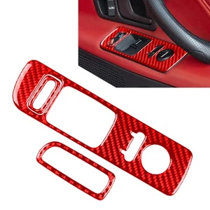 Interior Door Window Control Cover Trim For Honda S2000 2000-2009 Red 3Pcs RHD - Picture 1 of 7