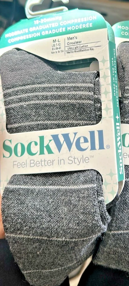 Calcetines de compresión circuladores Sockwell para hombre - moderados, 15-20 mmHg Foto 1 de 2