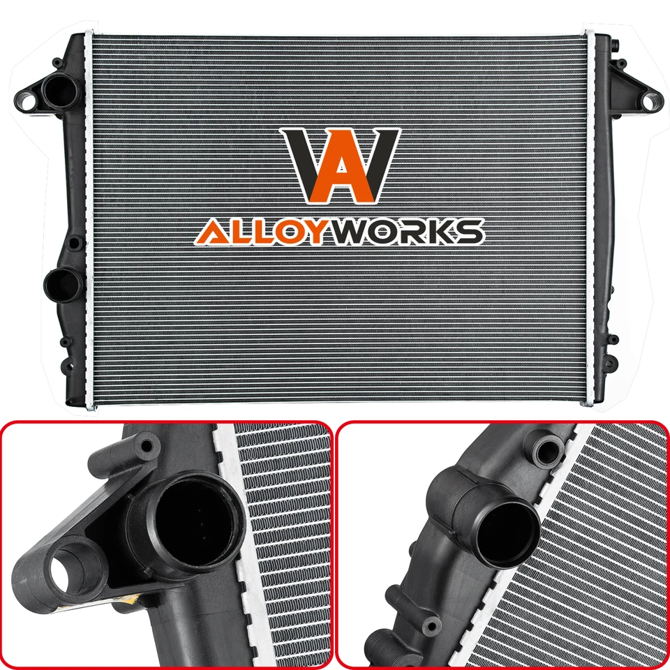 Radiator For 2009-2012 Maserati Quattroporte GranTurismo Gran Cabrio 4.7L V8 Foto 1 de 4