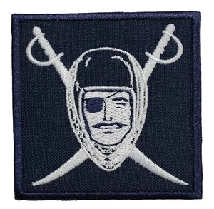 Parche bordado de hierro de fútbol americano de los Raiders de 2,5" Las Vegas - Imagen 1 de 3