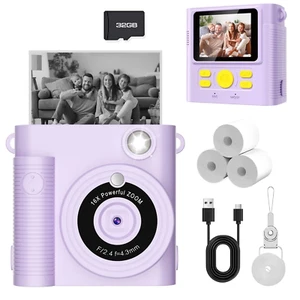 Instant Camera for Kids 3-12: Kids Print Camera for Boys, Girls, Kids Camera Ins - Picture 1 of 12
