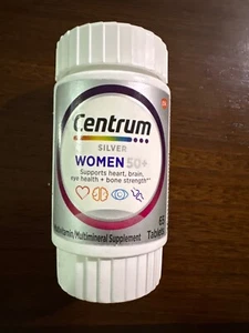 Centrum Silver Multi-Vitamin-Mineral Supplement Women 50 Plus 65ct 01/2025 - Picture 1 of 4