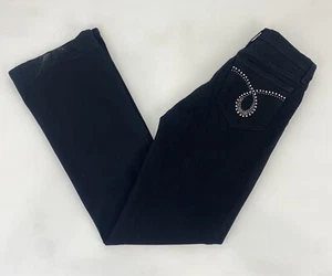 NYDJ Black Bootcut Jeans Diamanté Size 6 UK Women’s - Picture 1 of 16