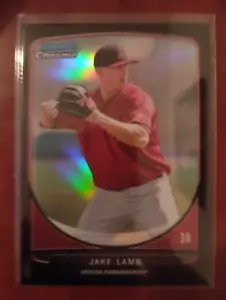 Jake Lamb 2013 Bowman Chrome Prospects Black Refractor 01/15 - Picture 1 of 2