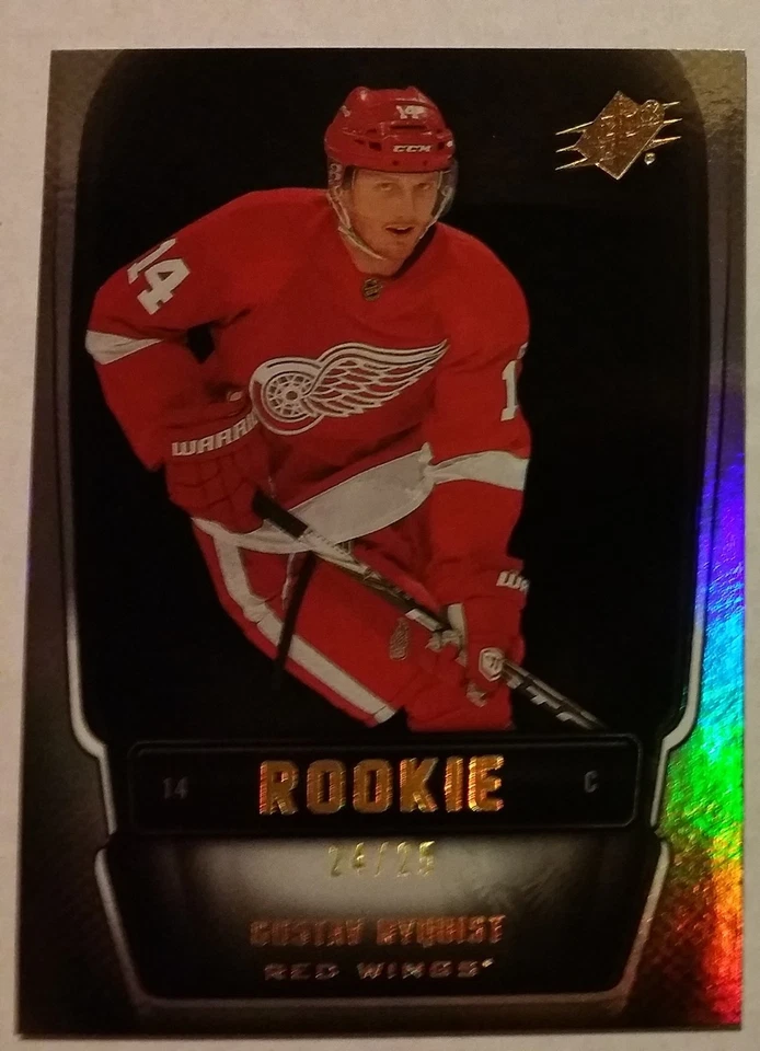 11/12 UD SPX Rookie Gustav Nyquist SPECTRUM 24/25 Detroit Redwings - Image 1 of 1