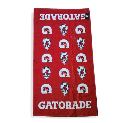 NWT New KC Cheifs Gatorade Official NFL Licensed Pro Team Towel 40"x22" Cover