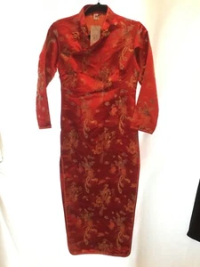 Qipao Shanghai Story Long Sleeve Dress Size Medium NWT - Picture 1 of 3
