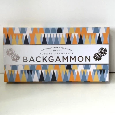 Backgammon Game Traditional Backgammon Board with Checkers Dice & Doubling Cube - Image 1 of 3