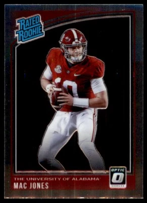 2021 Panini Chronicles Draft Picks Donruss Optic Rated Rookies #209 Mac Jones - Image 1 of 2
