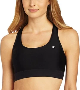 CHAMPION Absolute Workout MEDIUM Support SPORTS Bra 6715 Black [CHOOSE SZ] *New  - Picture 1 of 7