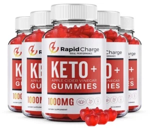 (5 Pack) RapidCharge Keto ACV Gummies, Rapid Charge for Weight Loss & Energy - Picture 1 of 1