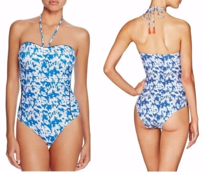 Heidi Klum Iris Catalina Kisses Bandeau Einteiler Maillot Gr. M Badeanzug Neu mit Etikett - Bild 1 von 4