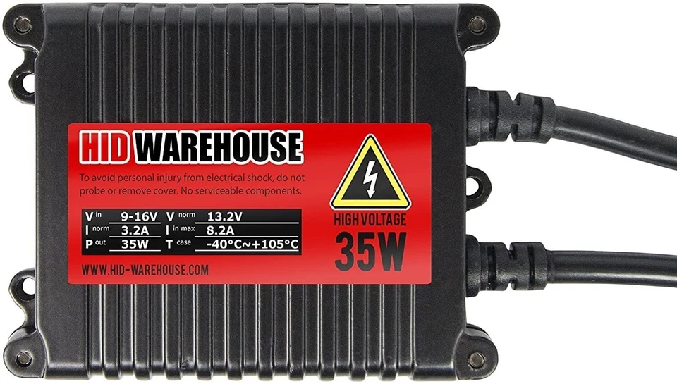 HID-Warehouse AC 35W HID Kit H1 H3 H4 H7 H11 H13 9005 9006 9007 10K 12K 15K 30K - Image 1 of 3