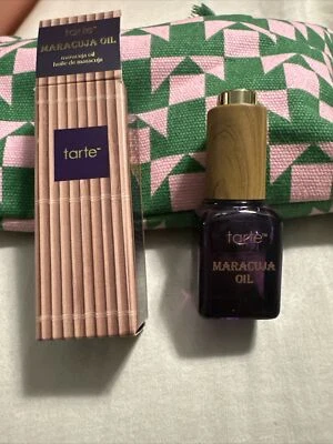 Aceite de maracuyá Tarte tamaño de viaje 0,23 oz nuevo en caja cuidado de la piel cara cuello mango elixir cabello Foto 1 de 2