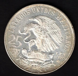 MONEDA 25 PESOS MEXICO 1968 JUEGOS OLIMPICOS - PLATA - Picture 1 of 2