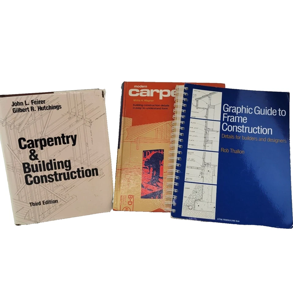 Lot 3 Books Carpentry & Building Construction Modern Carpentry Graphic Guide - Image 1 of 4