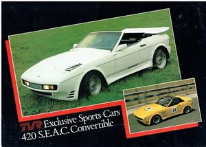 TVR 420 S.E.A.C. CONVERTIBLE ORIGINAL FACTORY UK SALES BROCHURE - Picture 1 of 1