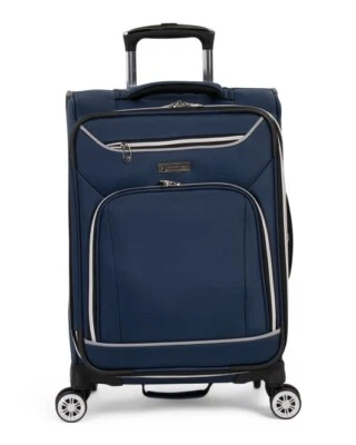 LONDON FOG 20in Midnight Blue Coventry Softside Carry-on Spinner - Image 1 of 4