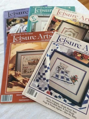 Leisure Arts Magazines, Collection Of 5. Crafts And Patterns. New. - Image 1 of 4