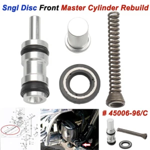 45006-96/C Front Brake Master Cylinder Rebuild Kit Harley 96-17 Sngl Disc - Foto 1 di 13