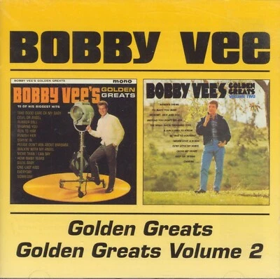 BOBBY VEE GOLDEN GREATS VOL 1 AND 2 - BGO UK IMPORT CD NEW - 2 LPS ON 1 - Image 1 of 3