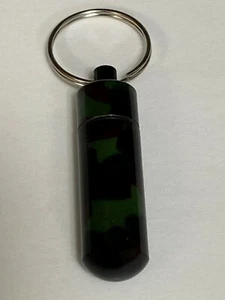 Geocaching camuflado tubo de bisonte geocaché contenedor de caché botella de píldora de camuflaje - Imagen 1 de 3