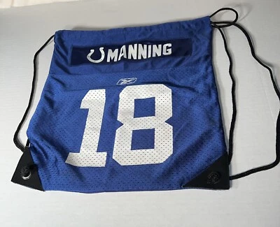 Peyton Manning # 18 Gym Bag / Backpack Nylon 14” X17” - Image 1 of 4