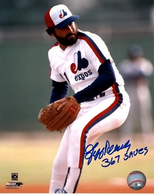 Archivo de fotos 8x10 firmado por Jeff Reardon Montreal Expos con 367 SV LSCM CERTIFICADO DE AUTENTICIDAD #2 Foto 1 de 2