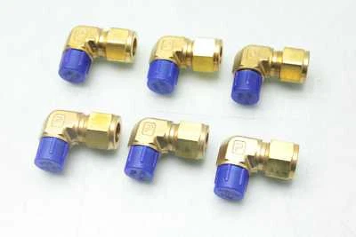 6 New Parker 8-6 CBZ-B CPI Male Elbows / 1/2" Tube x 3/8" MNPT / B-810-2-6 - Image 1 of 3