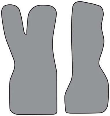 Tapete de assoalho logotipo Chevrolet G10 Van 1970-1973 2 peças - Imagem 1 de 2