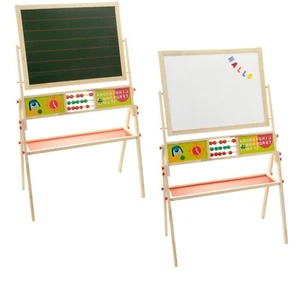 Standtafel für Kinder Schultafel mit 2 Seiten Magnettafel + Kreidetafel  230280 - Bild 1 von 1