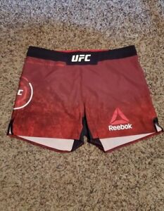 UFC Reebok Men’s Shorts Red Size 38 Fight BJJ MMA Never Worn NWOT