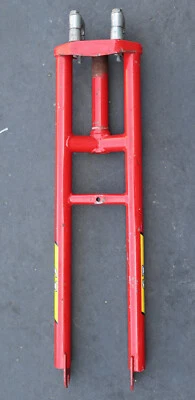 RARO 1988 GT Ricochet Horquillas Bicicleta BMX Bicicleta Antigua Escuela Rojo y Amarillo Gary Turner Foto 1 de 4