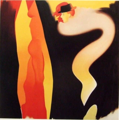 "Allen Jones 1993 Pop Art AJ066" 1993 montado de colección impresión repro Foto 1 de 2