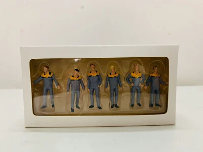 1:50 Scale Plastic Model Liebherr Engineering Worker Figure 3.7CM(1.45") 6 Pcs ! - Image 1 of 3