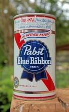 Fantastic Mid 60's Pabst Tiny Cont Can Co Opening Pull Tab Beer Can! Purdy One!