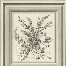Rudolph Pfnor Fontainebleau Decoration Florale Flower engraving Original Xixth