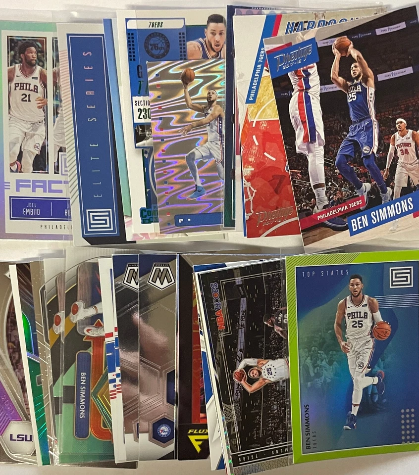 Ben Simmons Basketball Cards *You Pick* Parallels, Inserts+ Revised 10/7 - Image 1 of 1